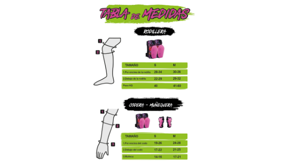 RODILLERA/CODERA PAD SET 3X1 TRIP
