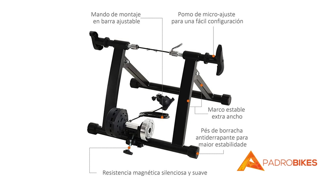 RODILLO ENTRENAMIENTO KM 7073-05 MAGNETICO RBX