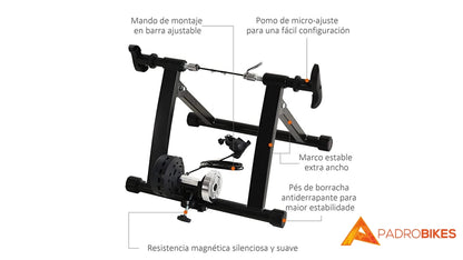 RODILLO ENTRENAMIENTO KM 7073-05 MAGNETICO RBX