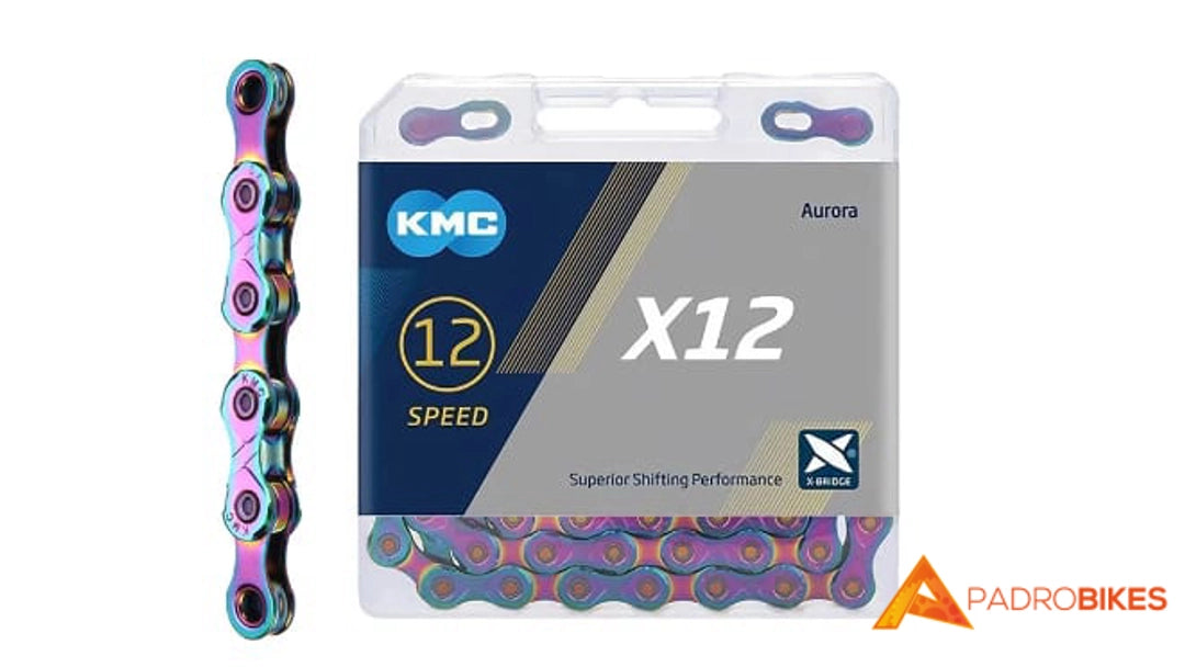 CADENA 12 VELOCIDADES X12 AURORA BLUE KMC